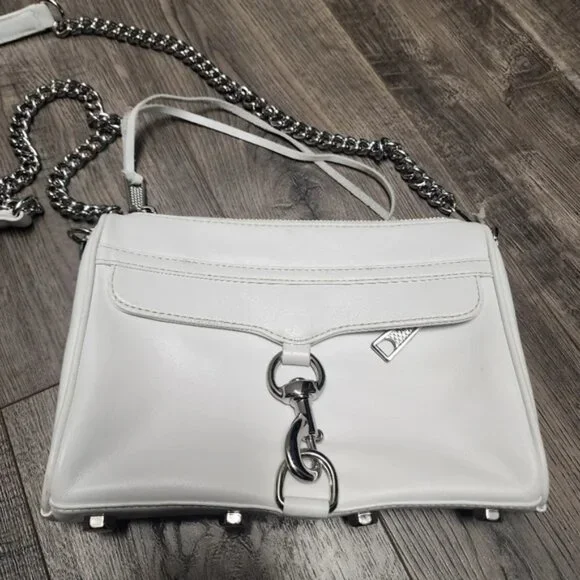 Rebecca Minkoff Mini Mac Bag - White - Genuine Leather - Picture 3 of 5